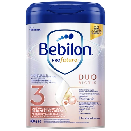 Set Bebilon Profutura DuoBiotik 3, voedzame melkvoeding, na 1 jaar, 2 x 800 g