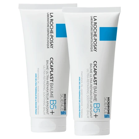 La Roche-Posay Cicaplast Baume B5+ set, soothing regenerating lotion, 2 x 100 ml