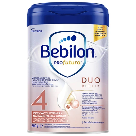Set Bebilon Profutura Duo Biotik 4, voedzame melkvoeding, na 2 jaar, 2 x 800 g