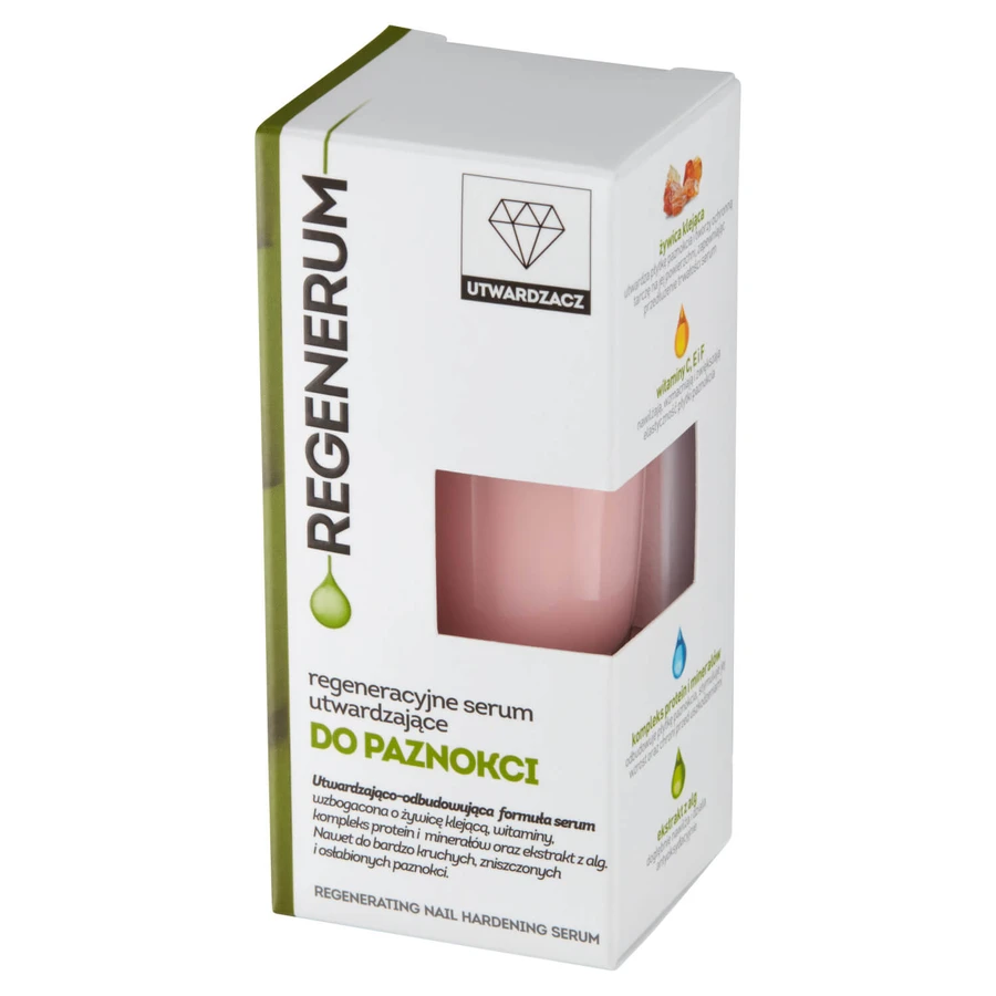 Regenerum set, regenerating nail serum in lacquer, hardening, 2 x 8 ml + free movie ticket