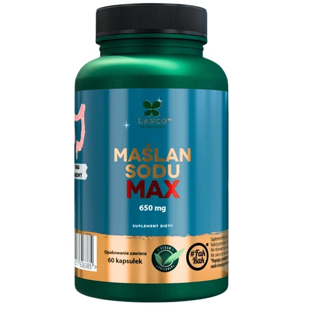 Lanco Nutritions Natriumbutyraat Max, 60 capsules