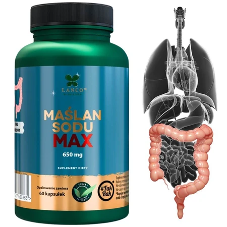 Lanco Nutritions Natriumbutyraat Max, 60 capsules