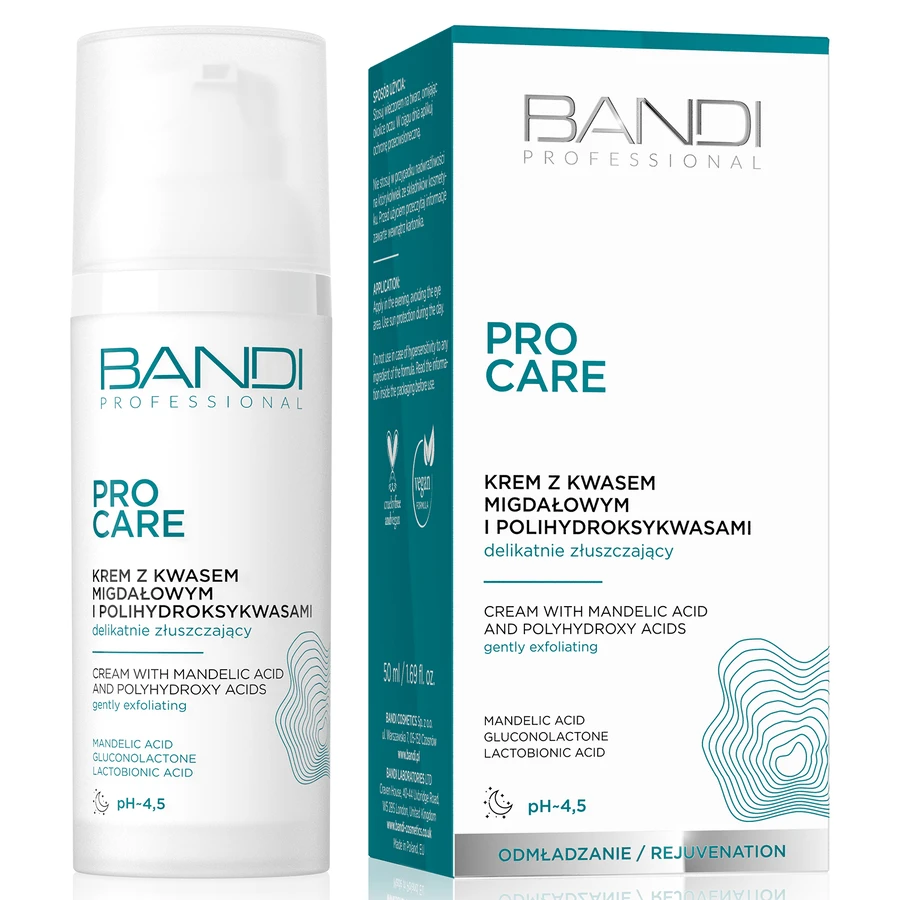 Bandi PRO Care, crème à l'acide mandélique et aux polyhydroxyacides, 50 ml