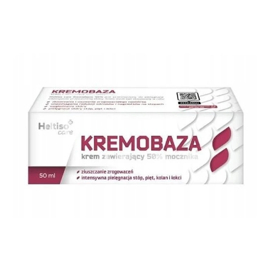 Heltiso Care Kremobase, cream with 50% urea, 50 ml