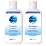 Set Oilatum Advanced Formula, émulsion pour le bain, dès le premier jour de vie, 2 x 400 ml