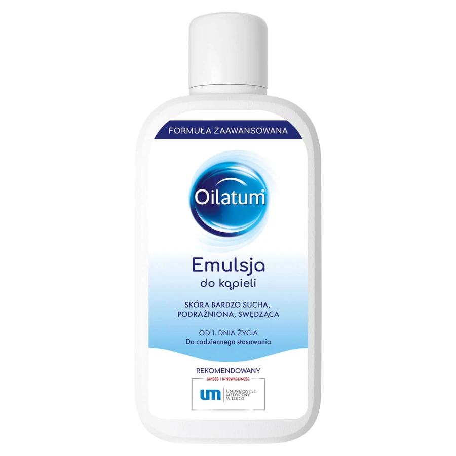 Set Oilatum Advanced Formula, émulsion pour le bain, dès le premier jour de vie, 2 x 400 ml