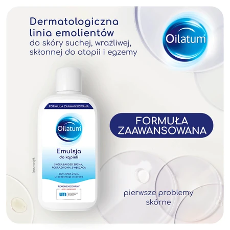 Set Oilatum Advanced Formula, émulsion pour le bain, dès le premier jour de vie, 2 x 400 ml
