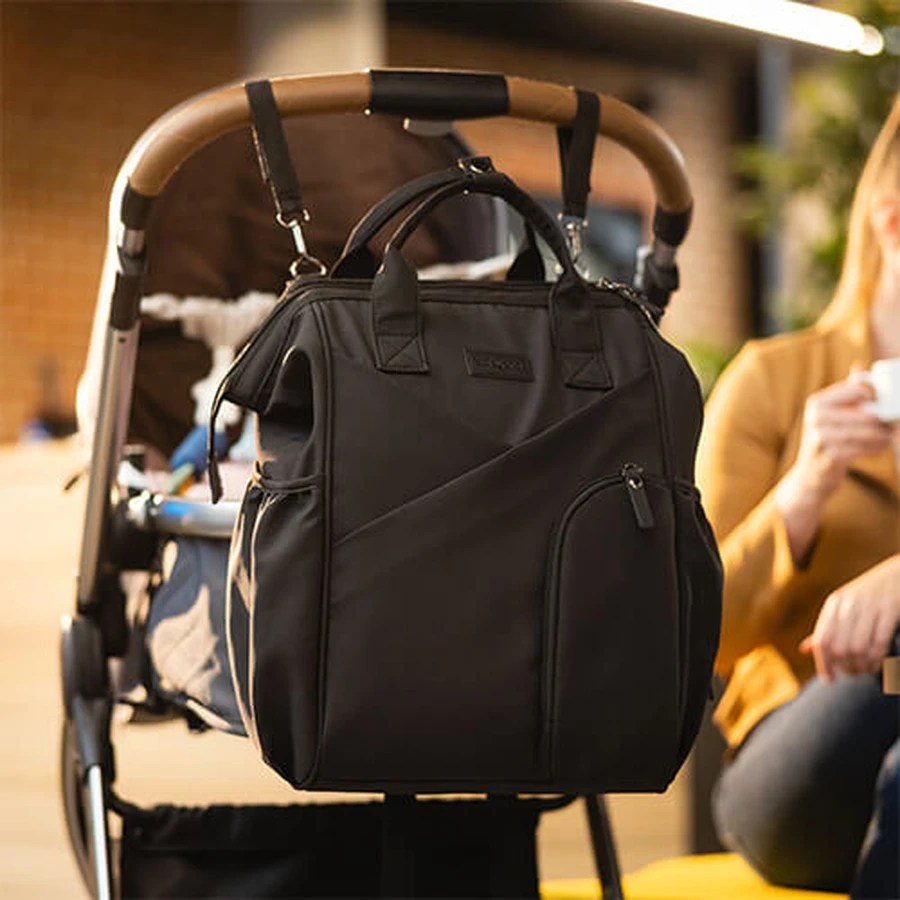 Baby Ono, sac à dos pour maman, Modern Style, noir