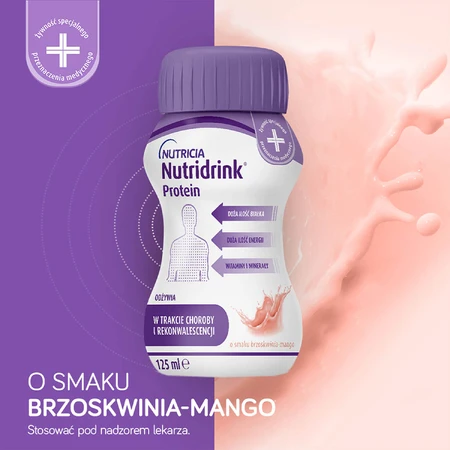 Nutridrink Protein-Kit, Nährstoffpräparat, Pfirsich-Mango, 4 x 125 ml + Erdbeergeschmack, 4 x 125 ml + Waldfruchtgeschmack, 4 x 125 ml + roter Fruchtgeschmack, 4 x 125 ml