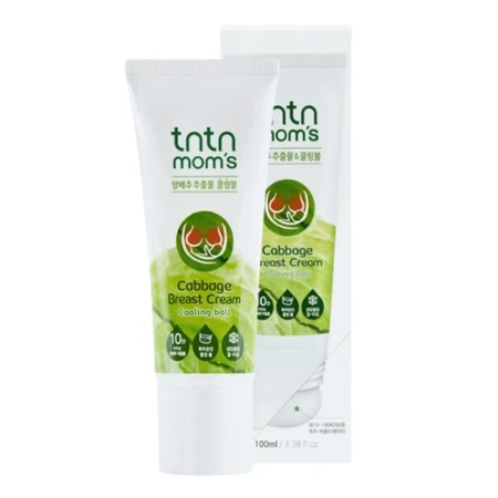 Tntn mom's, verkoelende borstcrème met koolsap, roll-on, 100 ml