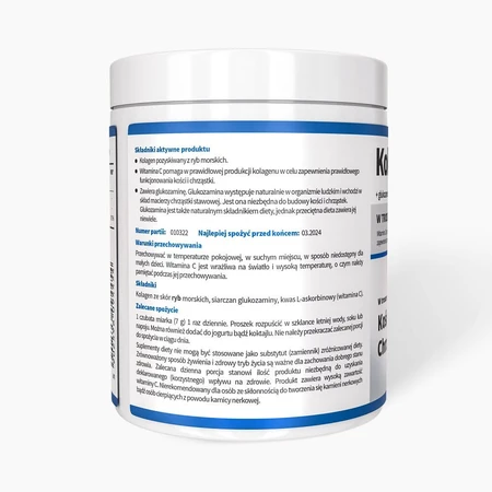Noble Health Collagen + Glucosamine et Vitamine C, 100 g