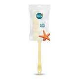 Bath brush with yellow handle Bath Pouf, 1 piece, Balmy