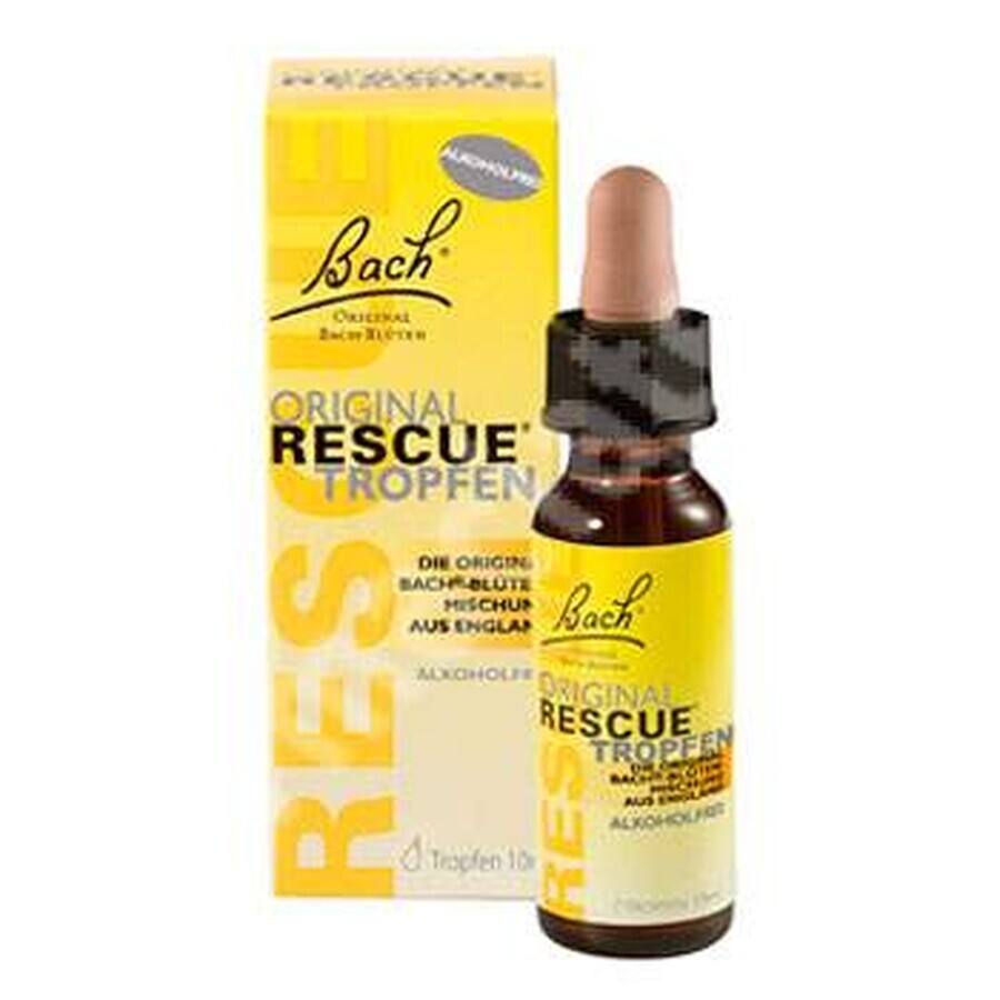 Gouttes de Bach originales, 10 ml, Rescue Remedy