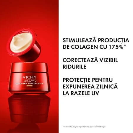 Vichy Liftactiv Collageen Specialist 16 Anti-Rimpel Dagcrème SPF 50, 50 ml, Vichy