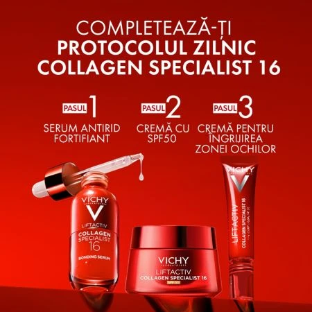 Vichy Liftactiv Collageen Specialist 16 Anti-Rimpel Dagcrème SPF 50, 50 ml, Vichy
