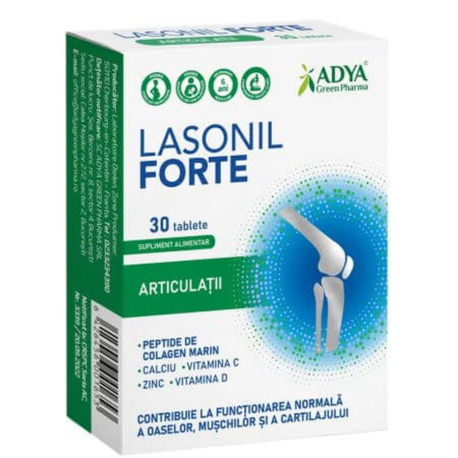 Lasonil Forte, 30 comprimés, Adya Green Pharma