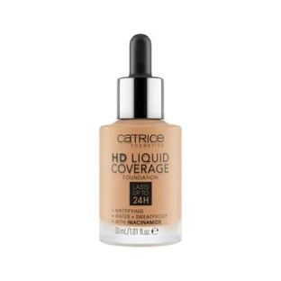 Podkład, 046 Camel Beige, Płynny podkład kryjący HD, 30 ml, Catrice