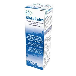 Dagelijkse ooglid- en wimperschuim, 50 ml, Blefacalm
