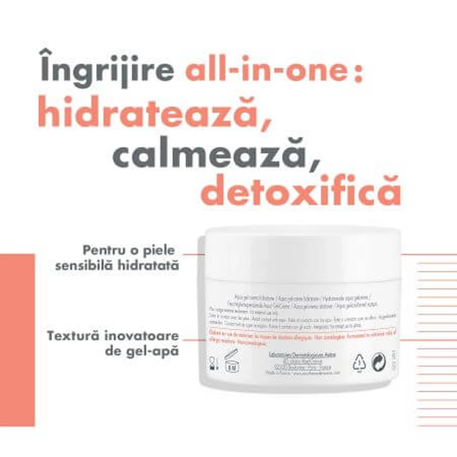 Hydraterende gezichtscrème Aqua Gel Hydrance, 50 ml, Avene