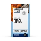 Organic Chaga, 800 mg, 60 capsules, MushroomsForLife