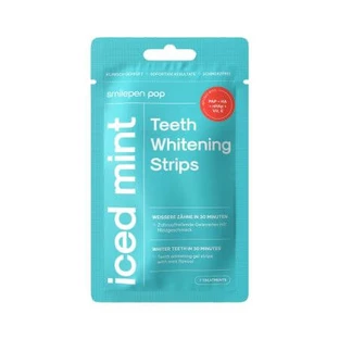 Teeth Whitening Strips, Pop Iced Mint, 7x2 pieces, Smilepen Pop