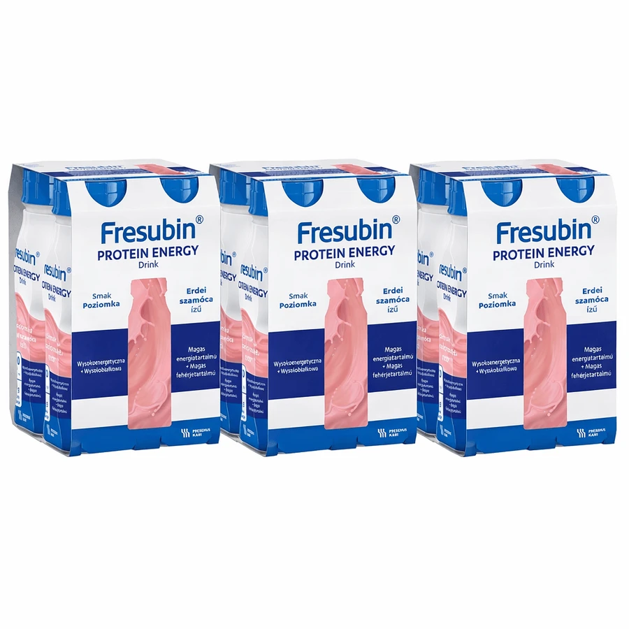 Fresubin Protein Energy with strawberry flavor, 12 x 200 ml, Fresenius Kabi