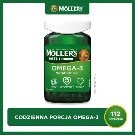 Möller's Fish Oil Forte Omega-3, 2 x 112 capsules