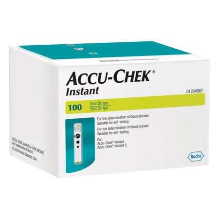 Accu-Chek Instant teststrips, 2x100 eenheden, Roche