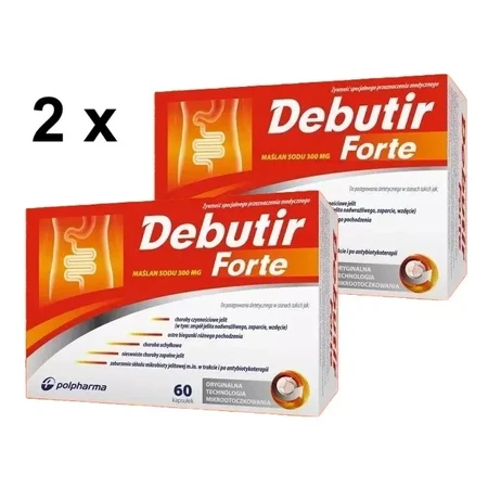 Debutir Forte, 2x60 capsules