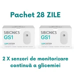 2 pcs Sibionics GS1 Système de surveillance continue du glucose