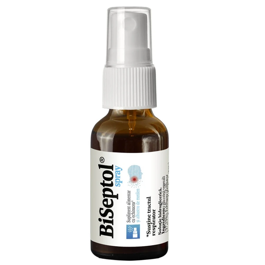 Biseptol Spray with Methylene Blue and Echinacea, 20 ml, Dacia Plant
