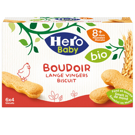 Pisciots bio, +8 mois, 120 g, Hero Baby