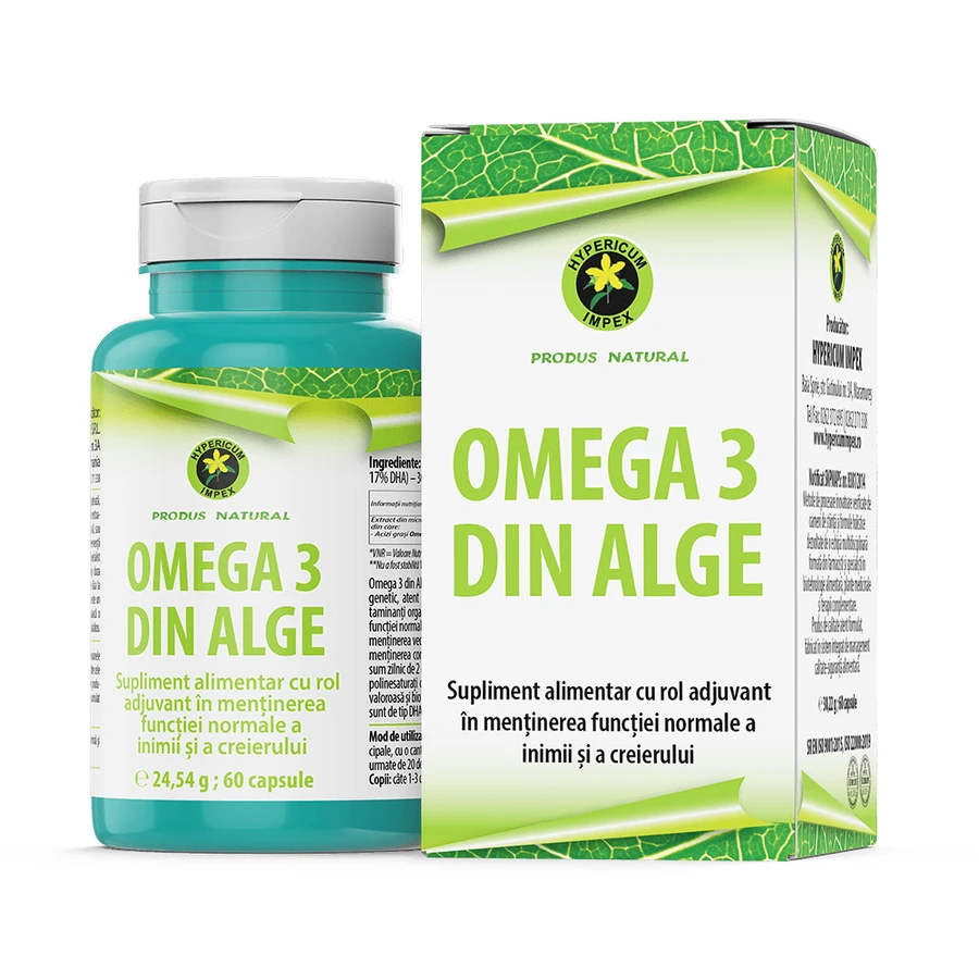 Omega 3 capsules van algen, 60 capsules