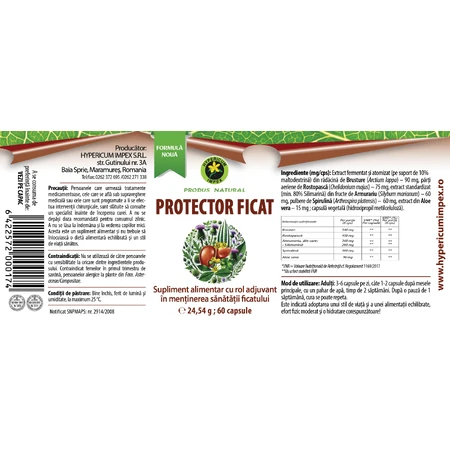 Capsule di protezione del fegato, 60 capsule