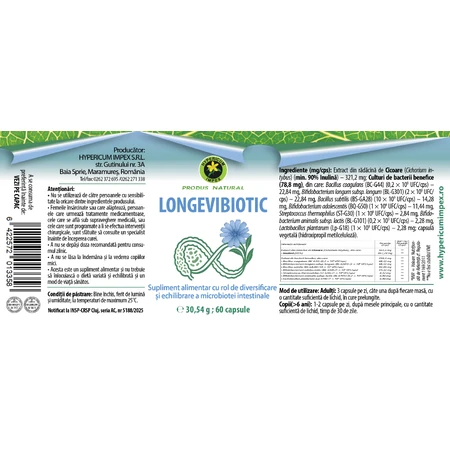 Longevibiotic Capsule, 60 capsule