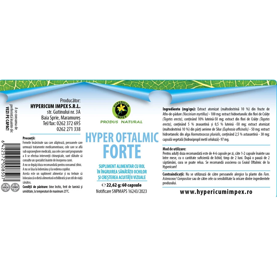 Hyper Oftalmic Forte capsule, 60 capsules