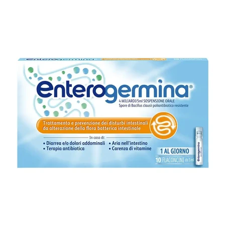 Enterogermina Forte 3x10 Fläschchen x 5 ml Suspension zum Einnehmen, Sanofi