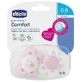 Chicco Physio Comfort Chupete Silicona Conejito/Bombones 0-6m 2 pcs
