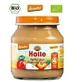 Biologische appelmoes, 125 g, Holle Babyvoeding