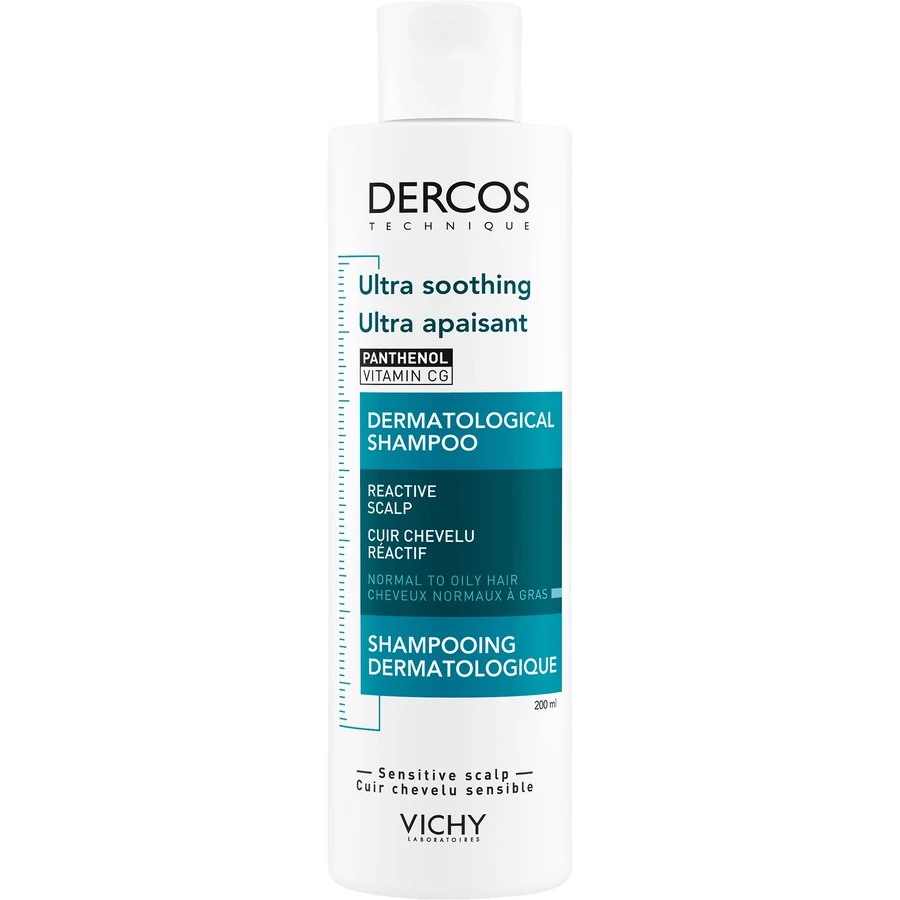 Vichy Dercos Ultra Soothing Sensitive shampoo voor vet haar 200 ml