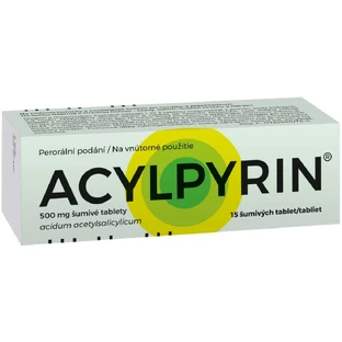 Acylpyrine 500 mg 15 effervescent tablets