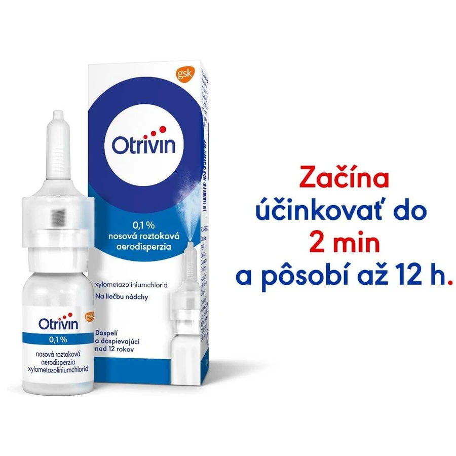 Otrivin Complete nasal spray for runny nose and stuffy nose 10 ml