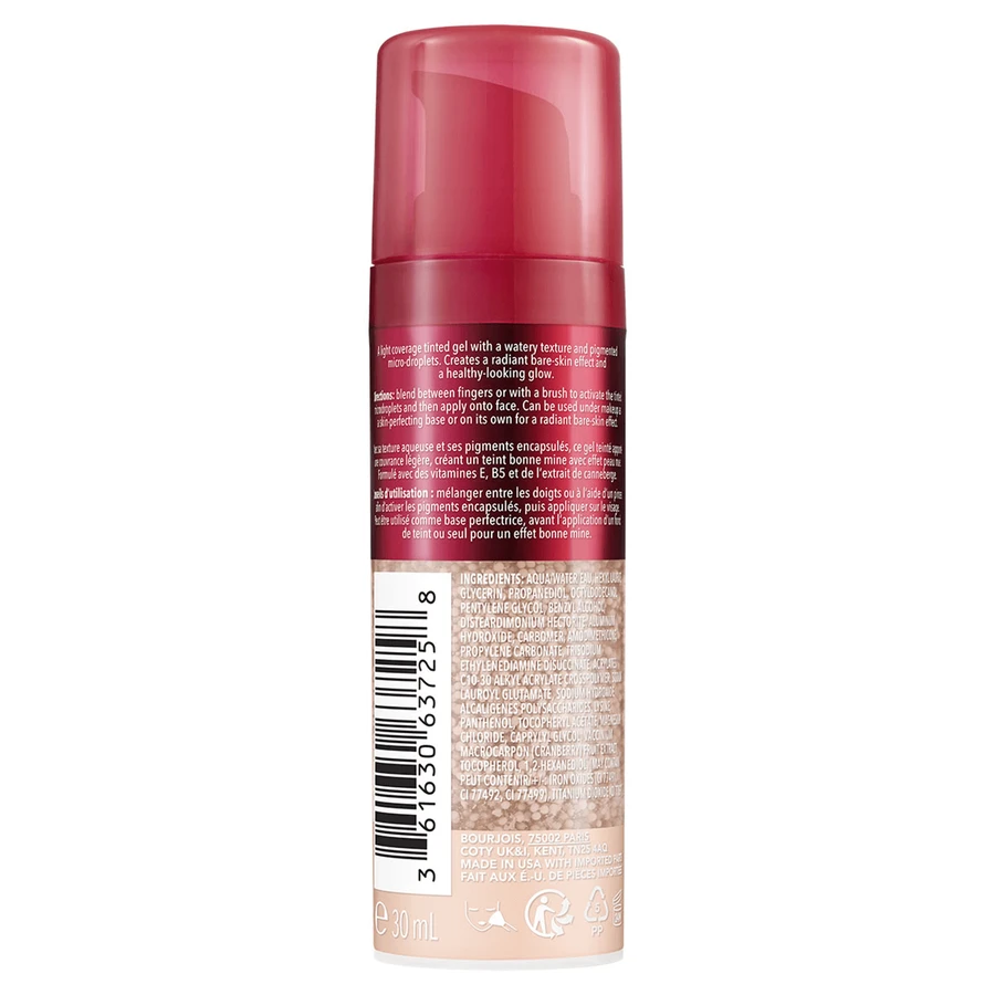 Bourjois Healthy Mix Glow Tint Essence, feuchtigkeitsspendende Essenz für einen ebenmäßigen Hautton, 01 fair, 30 ml