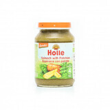 Biologische spinazie en aardappelpuree, 190 g, Holle Babyvoeding