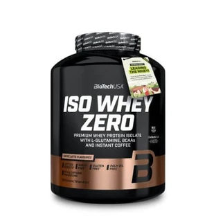 Iso Whey Zero eiwitpoeder, Caffe Latte, 1816 g, BioTechUSA