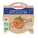 Biologische groenten- en zoete aardappelpuree, +15maanden, 260g, BabyBio