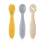 Set van 3 LittleYummie-siliconenlepels, 6 maanden+, Reer