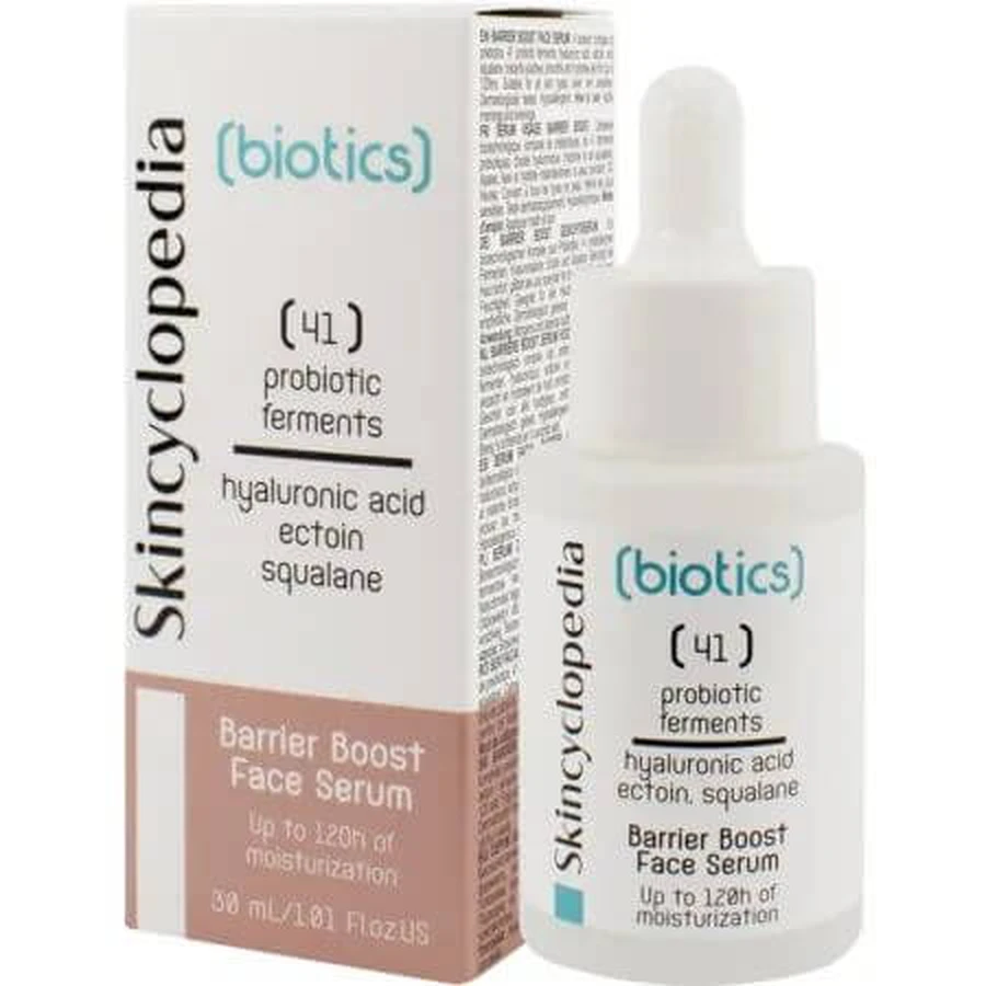 Nawilżające serum do twarzy z kwasem hialuronowym, ektoiną i skwalanem, 30 ml, Skincyclopedia: ceny i cechy