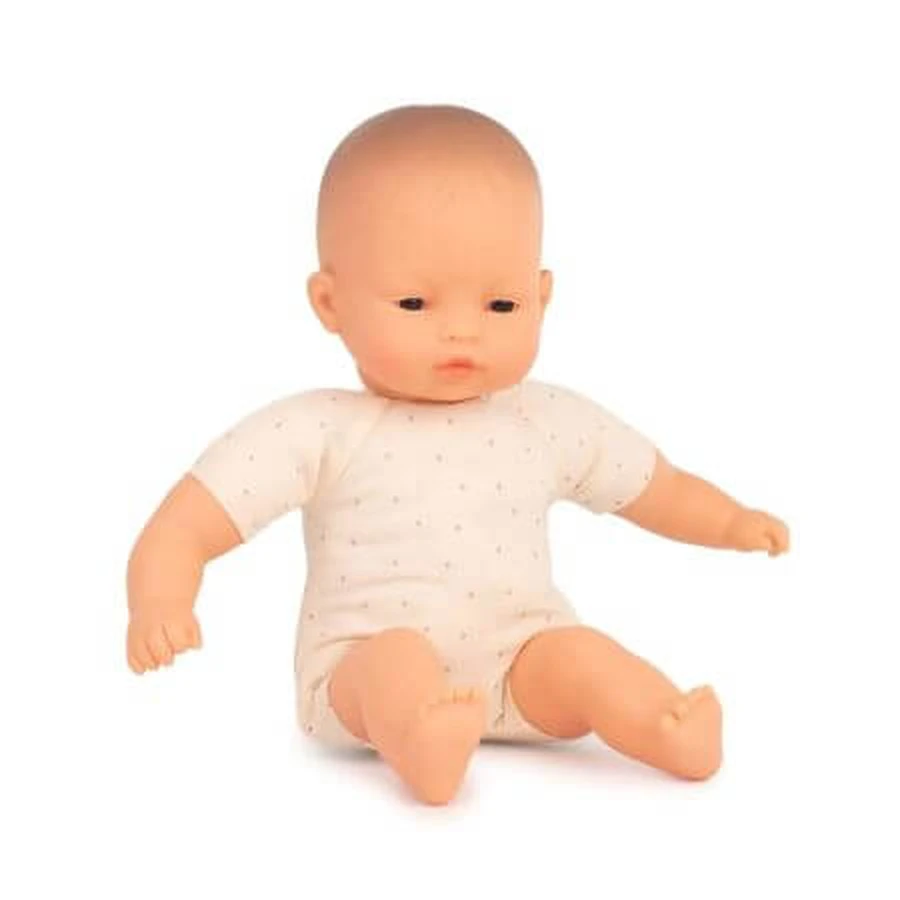 Doll with body Asian Baby Bebelus, 32 cm, Miniland