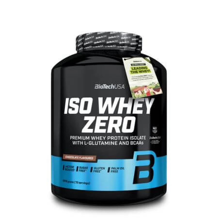 Eiwitpoeder Iso Whey Zero, Chocolade, 1816 g, BioTechUSA